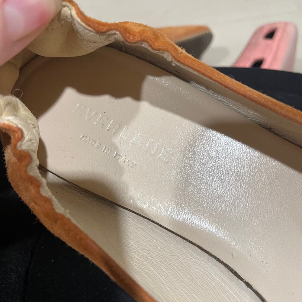 everlane the day block heel suede - Picture 5 of 8